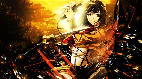 [200+] Mikasa Ackerman Wallpapers | Wallpapers.com