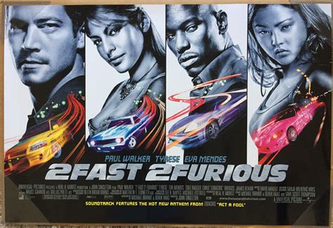 2 Fast 2 Furious Poster