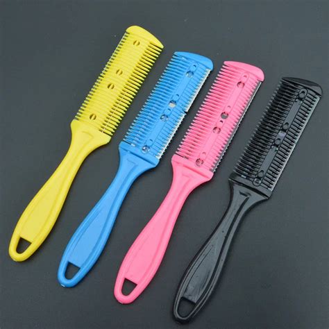 Good Quality Hair Thinning Device Thinning Comb Thinning Device with Blade Bangs Trimmer Comb ...