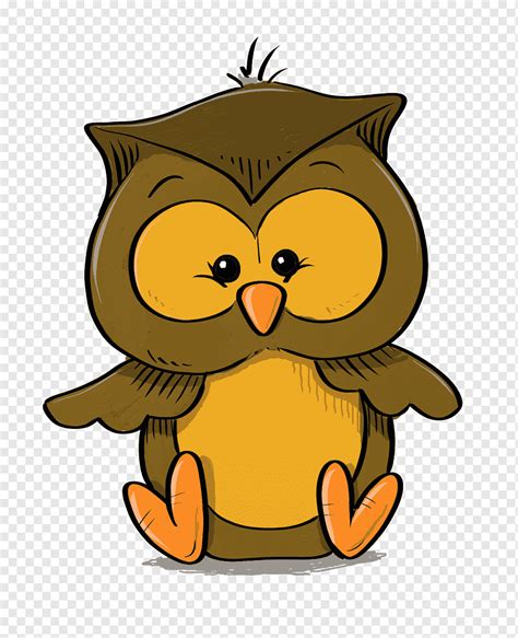 Owl Cartoon Drawing, Cartoon Baby Owl, pencil, vertebrate, infant png | PNGWing