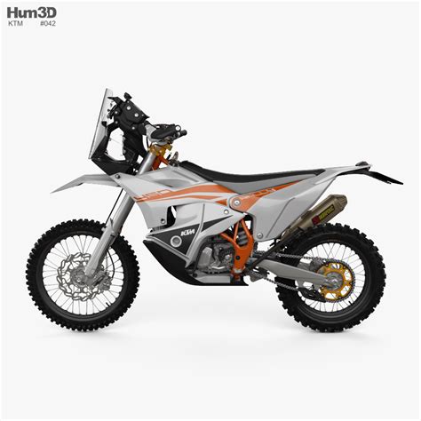 KTM 450 Rally 2021 3D model - Vehicles on Hum3D