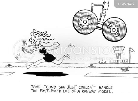 Runway Models Cartoons and Comics - funny pictures from CartoonStock