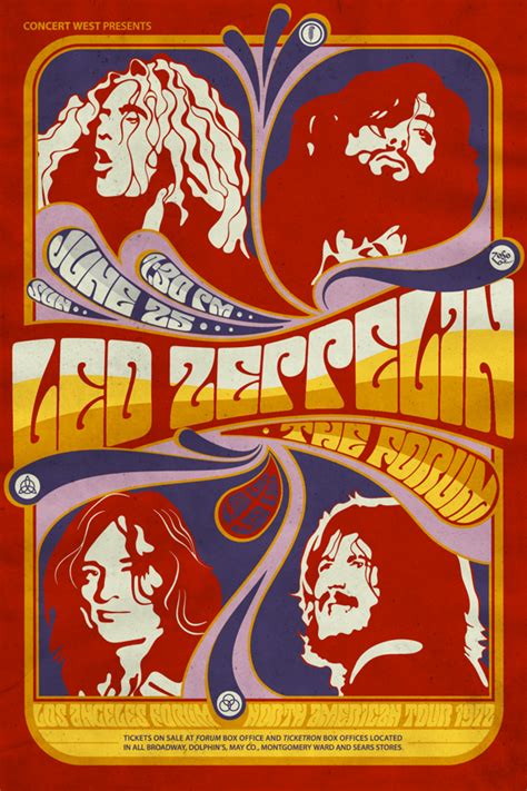 Led Zeppelin fan art on Behance Rock Posters, Rock Poster Art, Gig ...