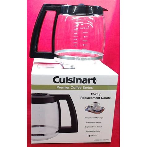 DCC-1200PRC, Coffee Maker 12-Cup Glass Carafe GENUINE Cuisinart DCC ...