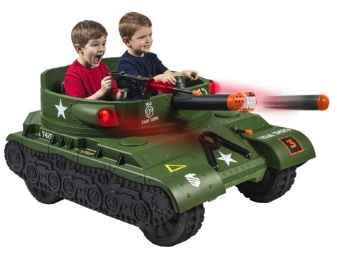 Family and Parenting: You Can Get A Battery-Operated Tank For Your Child Complete With A Working ...