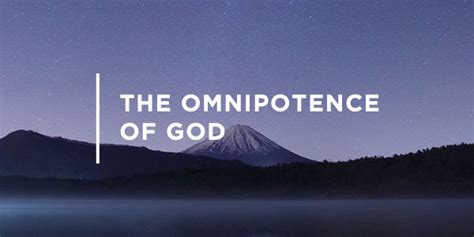 Who Is God?: The Omnipotent One