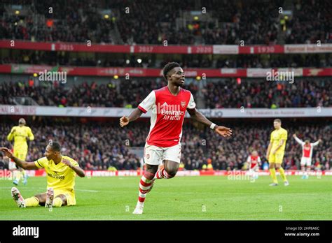 Bukayo saka celebration hi-res stock photography and images - Alamy