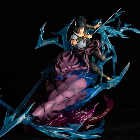 Anime Susanoo Uchiha Sasuke figurine with light statue PVC action figure model dolls, Hobbies ...