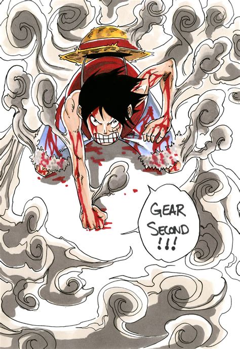 Luffy: Gear second by Jey09 on DeviantArt