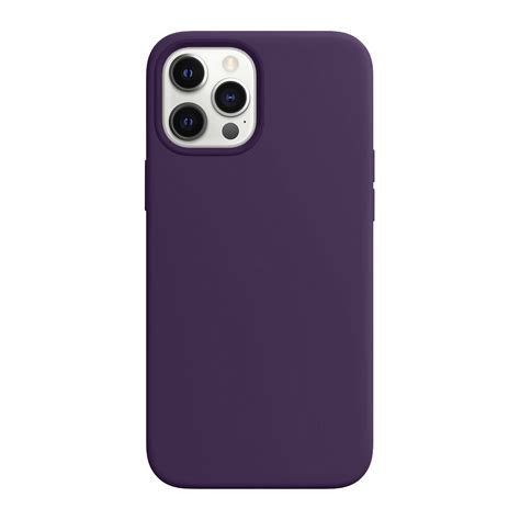 Apple iPhone 12 Pro Max Silicone Case -Purple - baahy.com