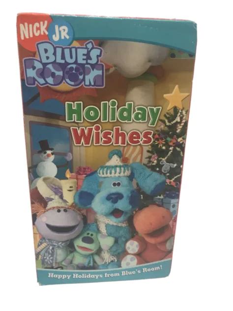 BLUE’S CLUES BLUES Room Holiday Wishes VHS Video Tape 2005 Nick Jr ...