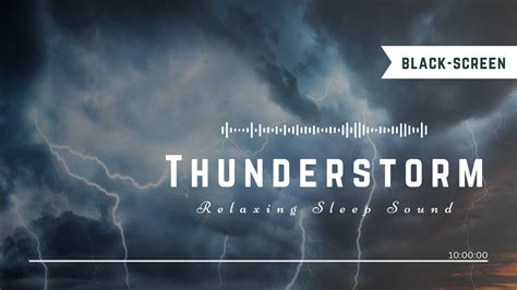 Deep Sleep Guaranteed: 10 Hour of Thunderstorm Sounds - YouTube