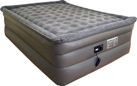 AIRTEK KING SIZE AIR BED AIRBED PLUSH PILLOW TOP MATTRESS WITH BUILT-IN PUMP PVC #AirTek ...