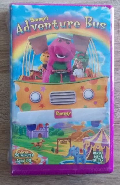 BARNEY - BARNEYS Adventure Bus (VHS, 1997, Clam Shell) New Sealed £13. ...