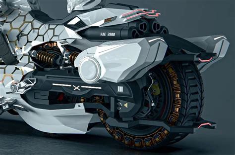 This monstrous nuclear-powered bike is teleported from an unknown realm - Yanko Design