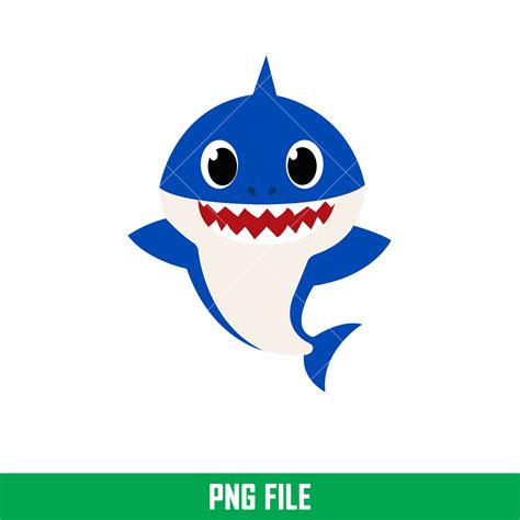 Baby Shark Png, Shark Family Png, Ocean Life Png, Cute Fish | Inspire ...