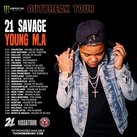 Young M.A x 21 Savage Monster Energy Outbreak Tour – Young M.A Music