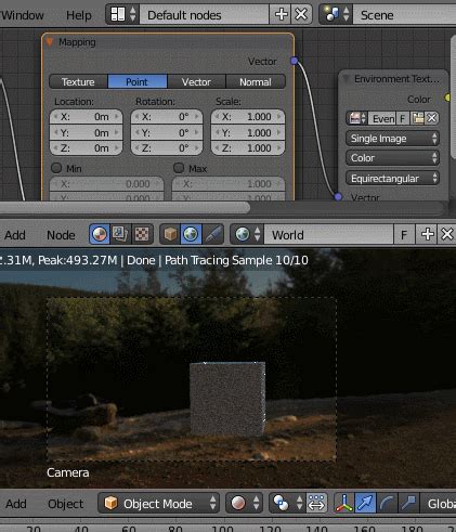 texturing - How do I rotate an environment texture? - Blender Stack Exchange