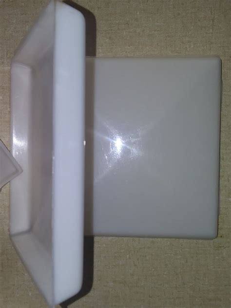 White Plastic 80's RV Interior Light Covers Square 4 7/8"×4 7/8 ...