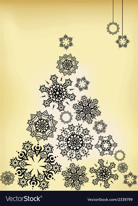 Abstract christmas tree Royalty Free Vector Image