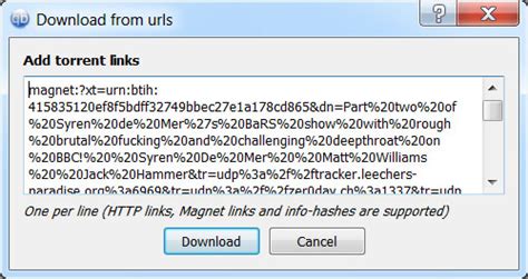 Importing Multile Magnet Links - General Discussion - BitTorrent Forums