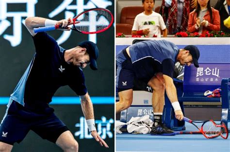 Andy Murray repeatedly smashes racket as he wastes three match points before losing to Katie ...