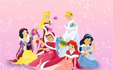 Disney Princess Christmas Wallpapers - Wallpaper Cave