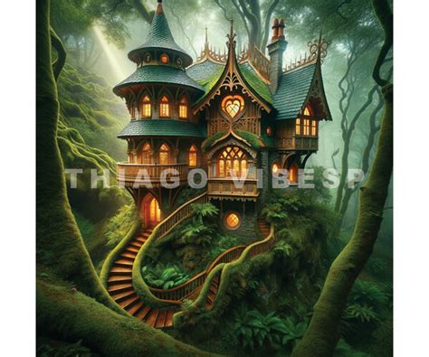 ArtStation - Fairy Castle in the Woods Images and Dalle Prompt | Artworks