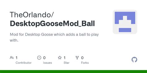 GitHub - TheOrlando/DesktopGooseMod_Ball: Mod for Desktop Goose which ...