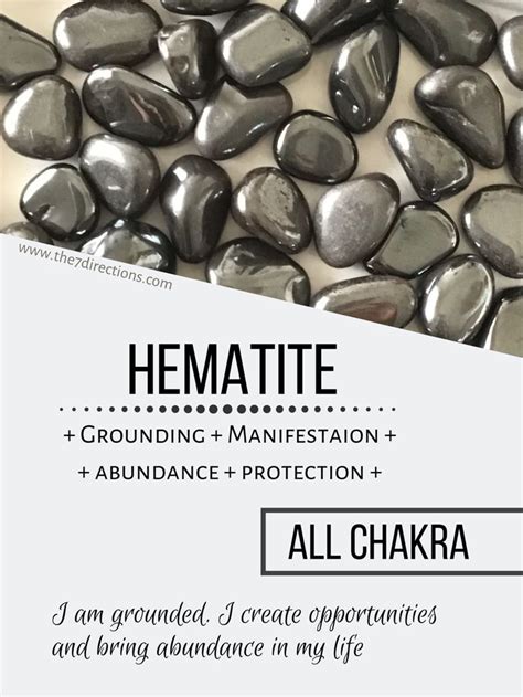 Hematite properties | Hematite crystal, Crystals and gemstones, Crystal ...