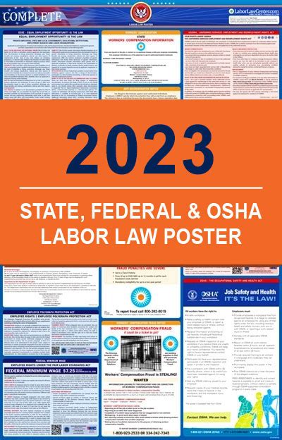 Free Labor Law Posters - State, Federal & OSHA | LaborLawCenter.com