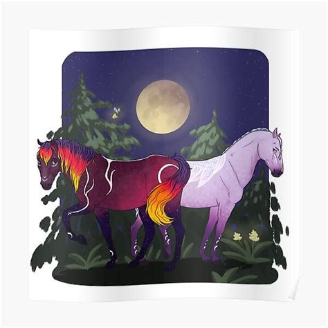 "Umbra and Ayla Star Stable" Poster for Sale by Hokkio | Redbubble