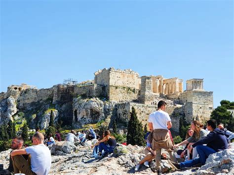 Visiting Areopagus Or Mars Hill In Athens Greece