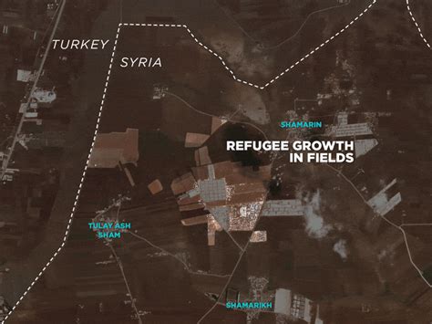 Astonishing time-lapse satellite imagery shows rapid growth of refugee camps - The Washington Post