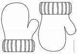 Printable Mitten Pattern Template Sketch Coloring Page sketch template