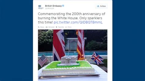 Video British Embassy Celebrates the White House Burning of 1814 ...