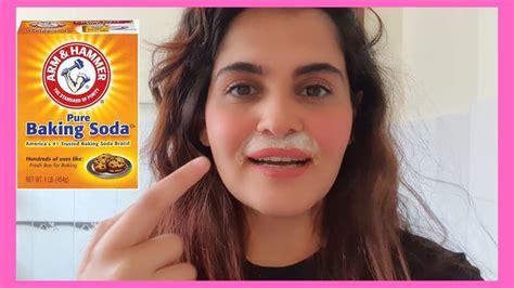 Using Baking Soda For Upper Lip Hair Removal I UNBELIEVABLE | Upper lip ...