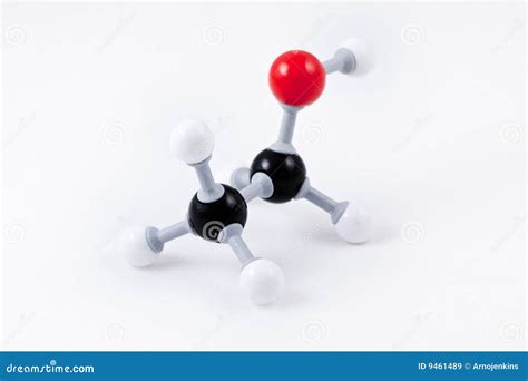 Ethanol Molecule Structure (C2H6O) Stock Image - Image of connection, element: 9461489