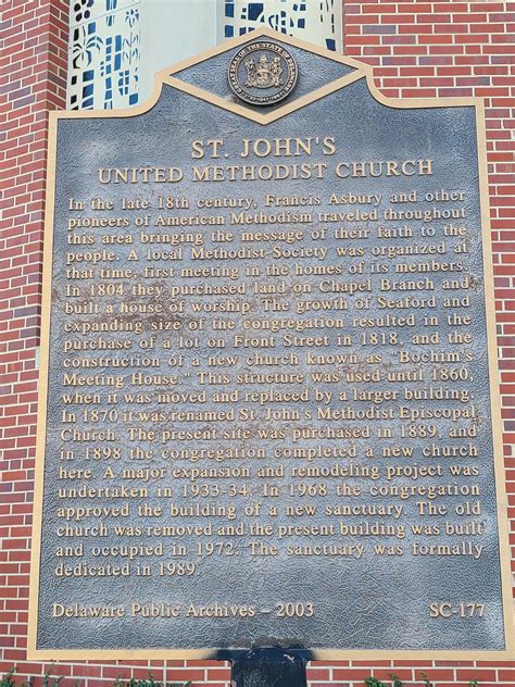 History - St. John's UMC