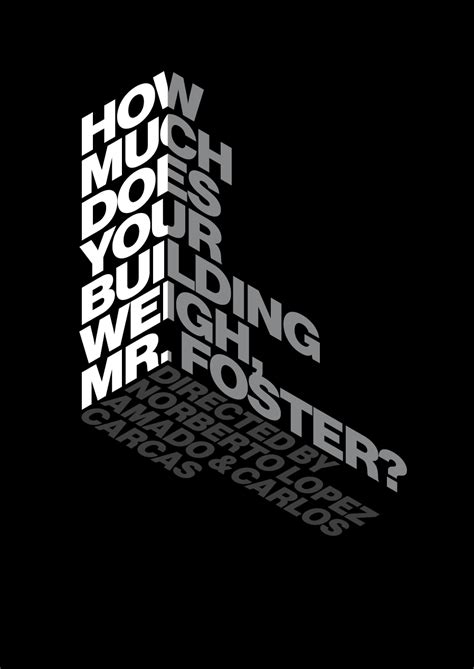 Typography Poster Black And White