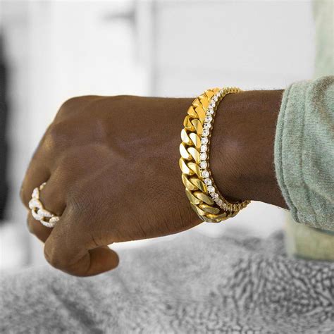 Pin by Jillan Andrews on Joyas | Mens gold bracelets, Bracelets gold diamond, Mens jewelry bracelet