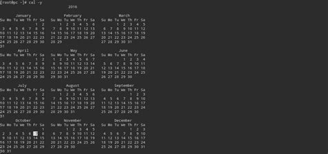 How to Display Calendar in Linux Terminal