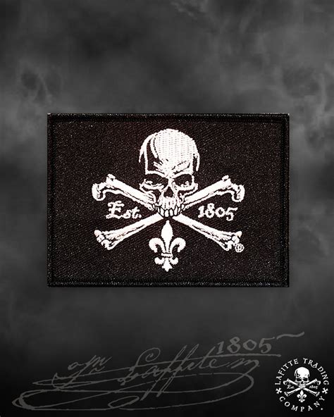 Jean Lafitte ~ Jolly Roger Patch – Jean Lafitte Trading Company™ Jolly Roger Flag, Jean Lafitte ...