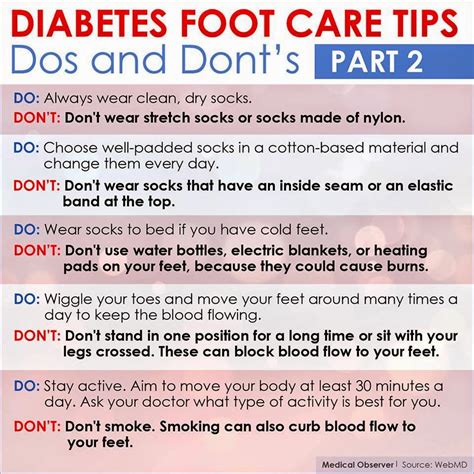 Health Tips for Great Life: DIABETES FOOT CARE TIPS