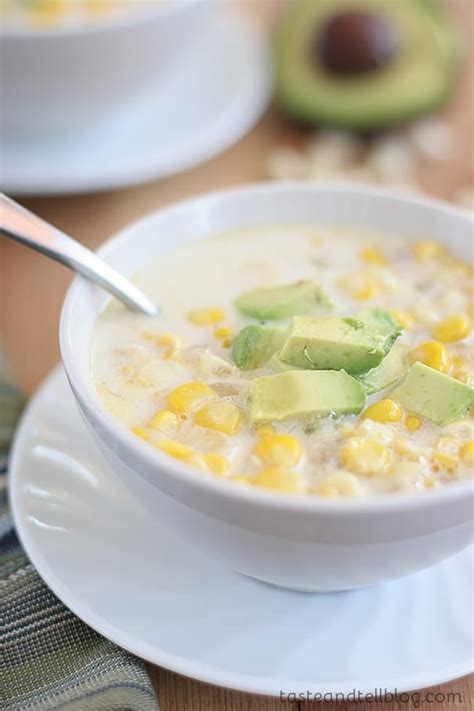 Crab and Corn Soup - Slow Cooker {Cookbook of the Month Recipe} - Taste and Tell