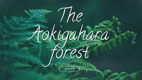 The forest Aokigahara