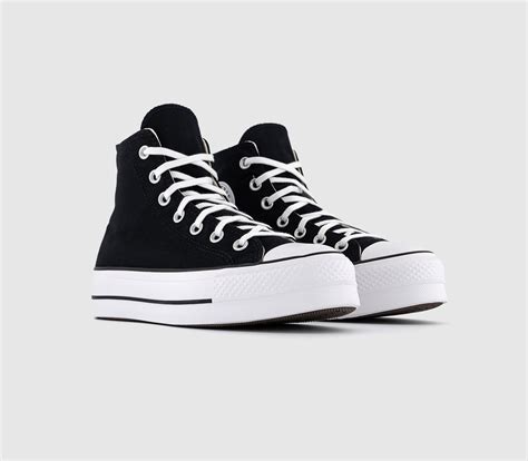 Converse Converse Platform Hi Trainers Black White - Hers trainers