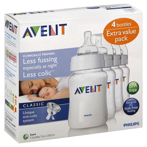 BOTTLES, CLASSIC, 9 OZ, 1M+, EXTRA VALUE PACK, 4 BOTTLES - GTIN/EAN/UPC 75020011053 - Cadastro ...