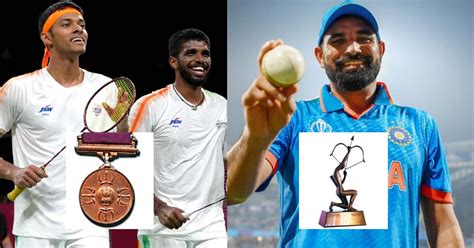 Chirag and Satwik bag Khel Ratna awards; Mohammed Shami wins Arjuna Award