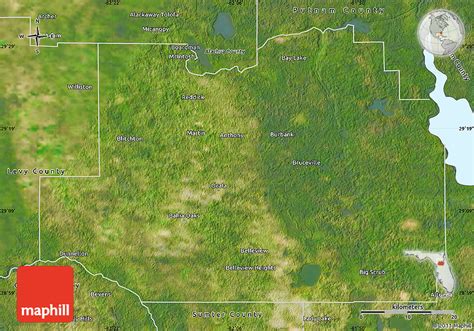 Satellite Map of Marion County